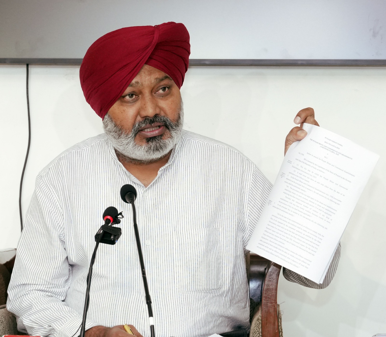 UNANIMOUS PASSAGE OF BILLS – A LANDMARK ACHIEVEMENT SHOWCASING AAP GOVERNMENT’S VISIONARY AND HONEST APPROACH: CHEEMA