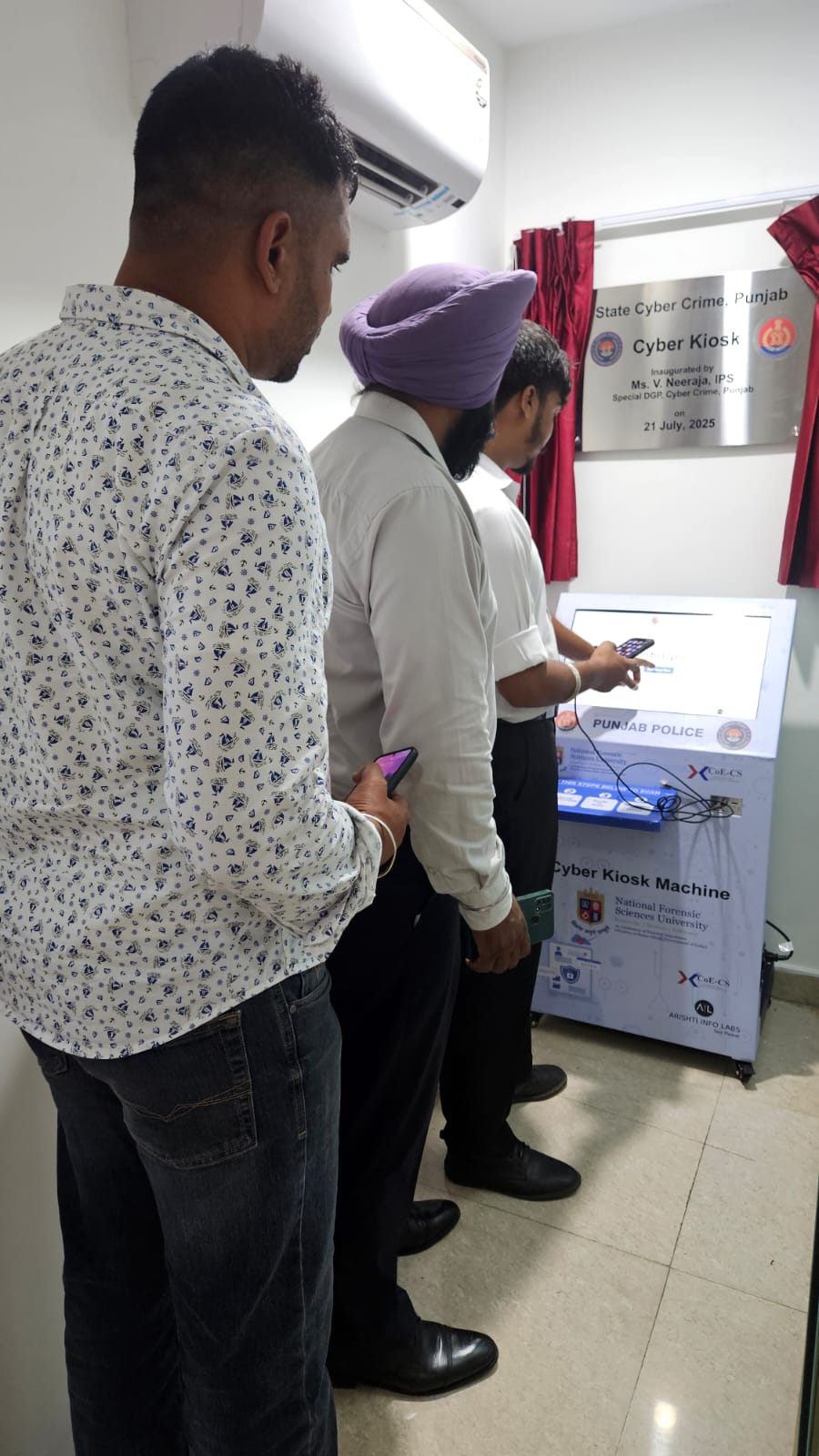 CYBER KIOSK FOR MALWARE ANALYSIS INAUGURATED IN MOHALI