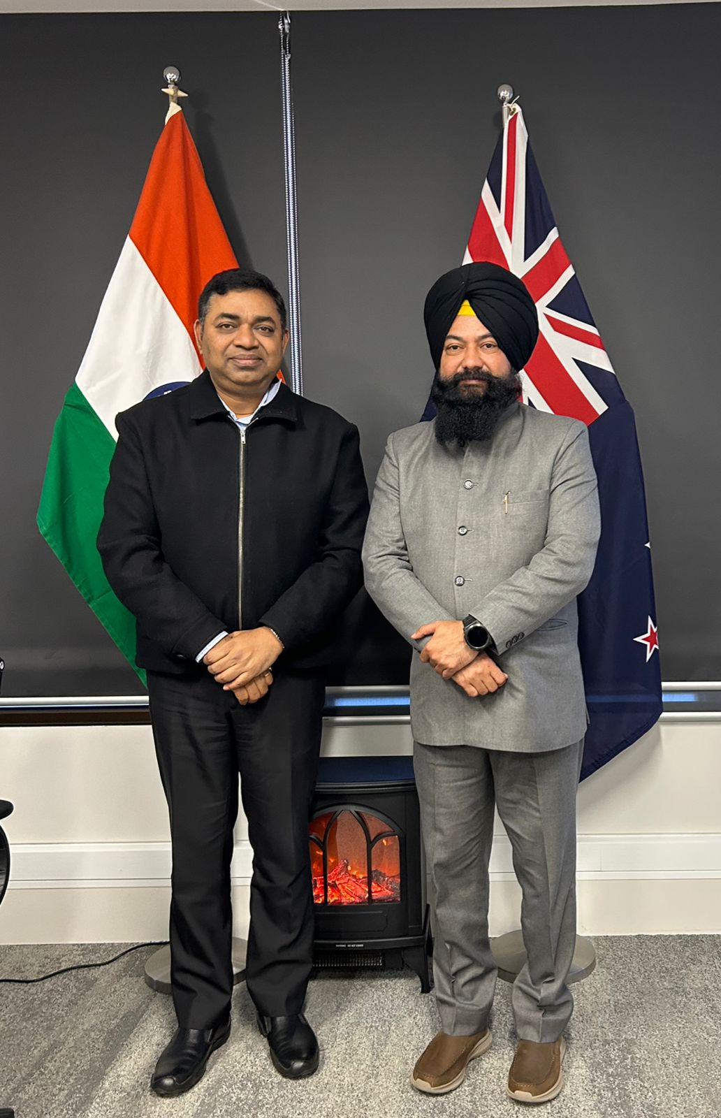 Jasvir Singh Garhi meets Indian Ambassador Dr. Madan Mohan Sethi