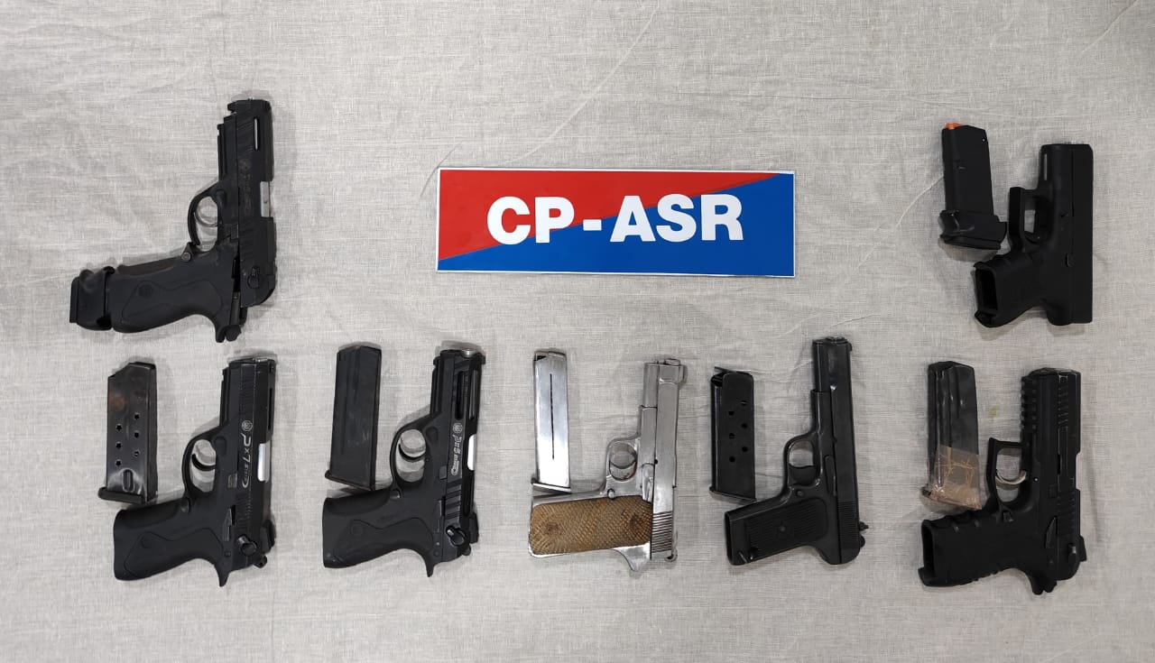 BIG BLOW TO CROSS-BORDER ARMS SMUGGLING NETWORK; JUVENILE AMONG FOUR HELD WITH 7 PISTOLS IN AMRITSAR