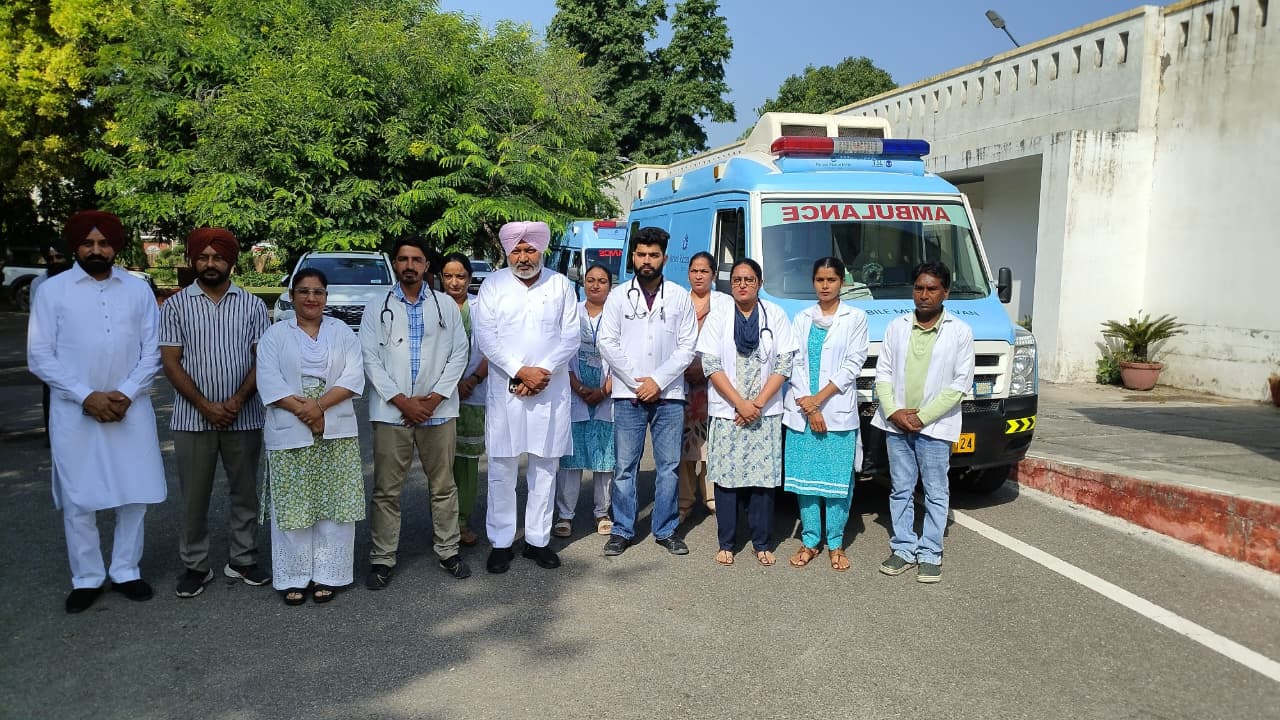 Finance Minister Harpal Singh Cheema Flags Off Three Ambulances for Flood-Affected Areas in Dirba Constituency
