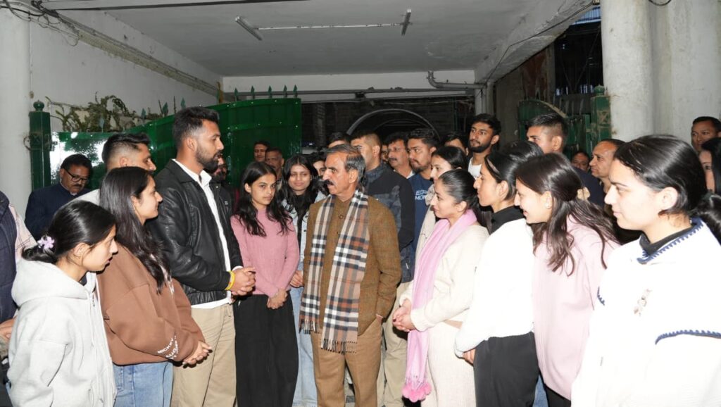 Deligation from Chopal students (2)