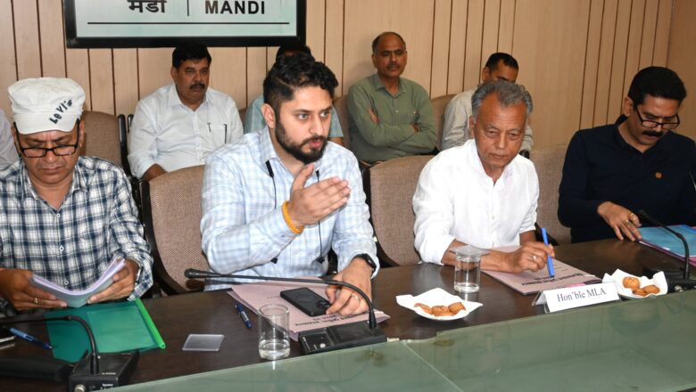 हमीरपुर से मंडी वाया धर्मपुर-कोटली राष्ट्रीय राजमार्ग-70 के निर्माण कार्य से प्रभावितों की शिकायतों के समाधान पर उच्च स्तरीय बैठक आयोजित