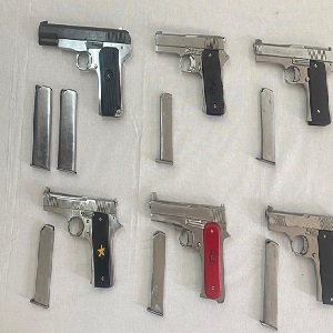 PUNJAB POLICE BUSTS INTER-STATE WEAPON SMUGGLING RACKET; TWO HELD WITH SIX PISTOLS