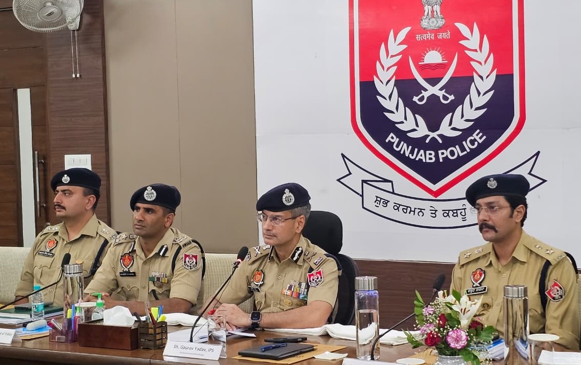 ON DAY 2, DGP PUNJAB REVIEWS LAW AND ORDER SITUATION IN FEROZEPUR, FARIDKOT, BATHINDA AND PATIALA RANGES