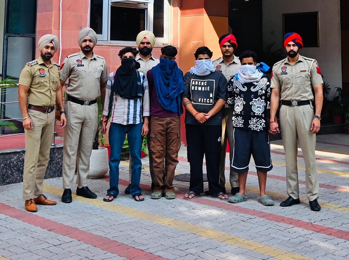 INTER-STATE MULE ACCOUNT RACKET INVOLVED IN CYBERCRIME FINANCIAL FRAUD BUSTED IN PUNJAB; FOUR HELD WITH ₹10.96L CASH