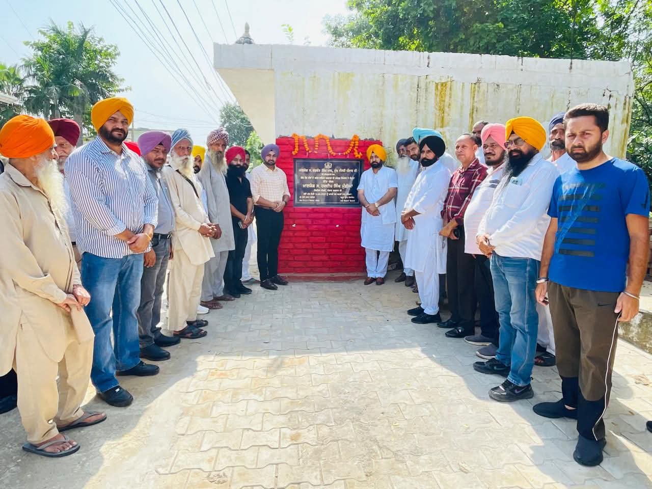 HARDEEP SINGH MUNDIAN LAYS FOUNDATION STONES FOR EIGHT KEY LINK ROAD PROJECTS WORTH RS.12.15-CR