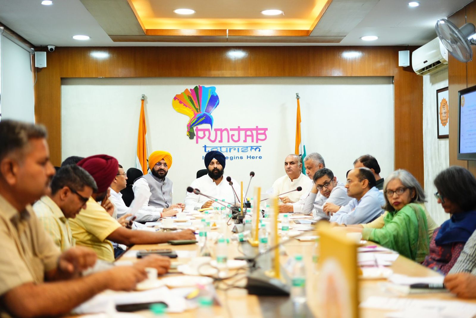 GoM HOLDS REVIEW MEETING TO FINALISE ARRANGEMENTS FOR SERIES OF EVENTS TO COMMEMORATE 350TH MARTYRDOM OF SRI GURU TEGH BAHADUR JI