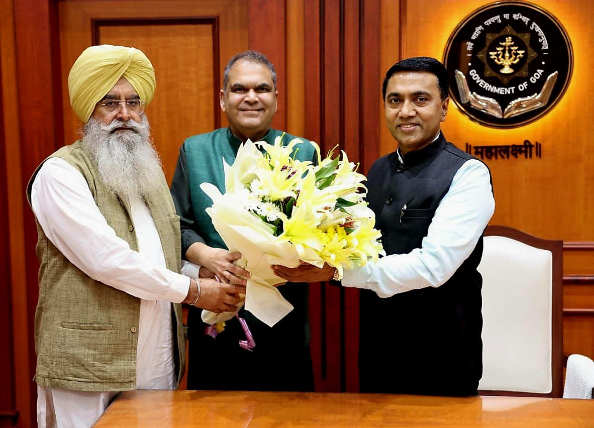 Punjab Cabinet Ministers Sanjeev Arora & Gurmeet Singh Khudian Invite Goa CM to 350th Martyrdom Anniversary Events of Sri Guru Tegh Bahadur Sahib Ji