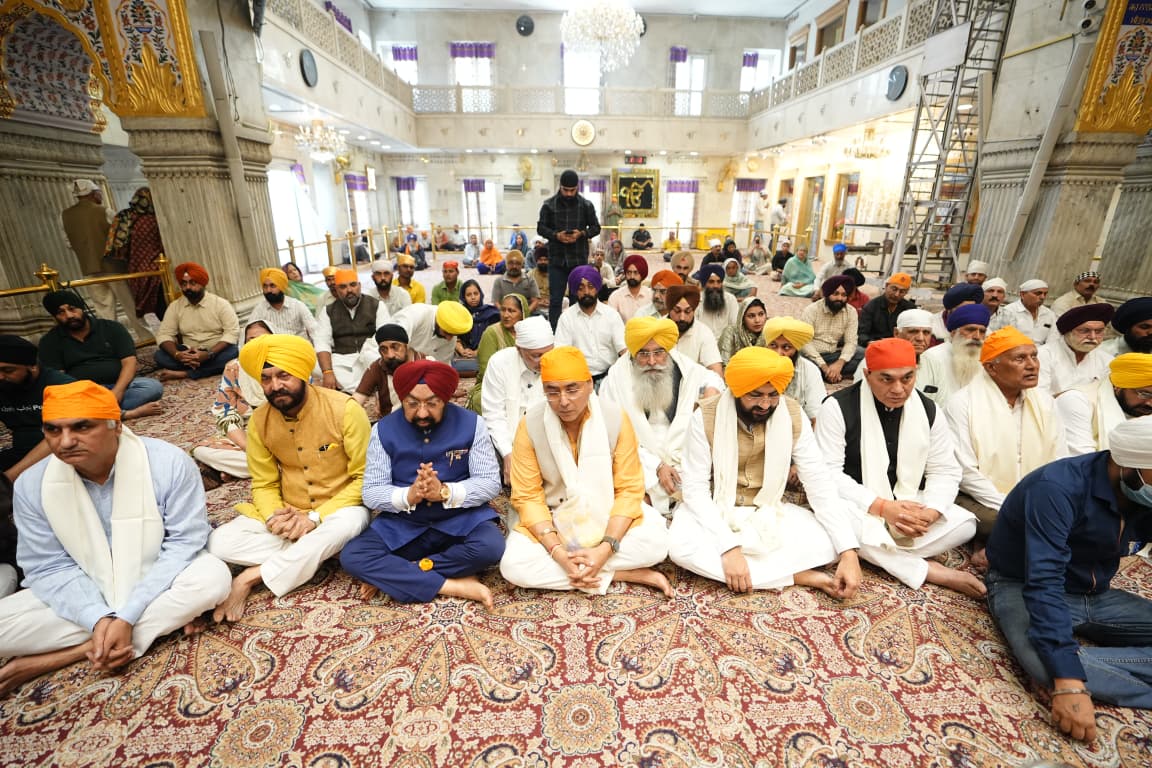 BHAGWANT MANN GOVERNMENT SEEKS BLESSINGS OF GURU SAHIB FOR EMBARKING EVENTS TO MARK 350TH MARTYRDOM DAY OF SRI GURU TEGH BAHADUR JI