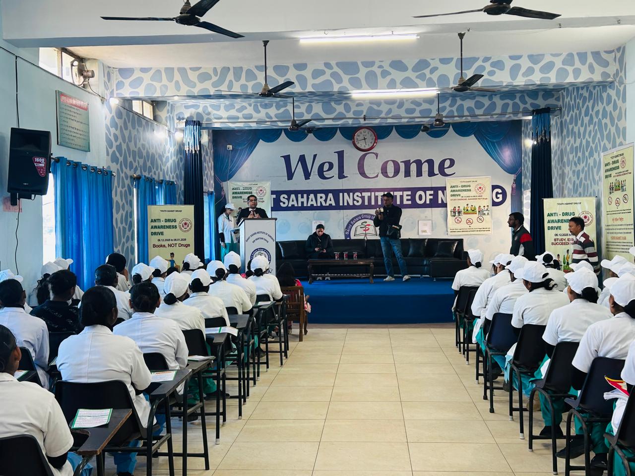 ਜ਼ਿਲ੍ਹਾ ਕਾਨੂੰਨੀ ਸੇਵਾਵਾਂ ਅਥਾਰਟੀ ਵੱਲੋਂ ਸੰਤ ਸਹਾਰਾ ਇੰਸੀਟਿਊਟ ਆਫ ਨਰਸਿੰਗ ਕਾਲਜ, ਸ੍ਰੀ ਮੁਕਤਸਰ ਸਾਹਿਬ ਵਿਖੇ ‘ਯੂਥ ਅਗੇਂਸਟ ਡਰੱਗਸ’ ਮੁਹਿੰਮ ਤਹਿਤ ਪ੍ਰੋਗਰਾਮ ਕੀਤਾ ਗਿਆ – ਸ੍ਰੀ ਹਿਮਾਂਸ਼ੂ ਅਰੋੜਾ, ਸੀ.ਜੀ.ਐੱਮ/ਸਕੱਤਰ