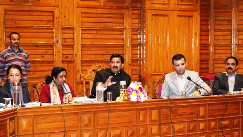 ਉਪ ਮੁੱਖ ਮੰਤਰੀ ਨੇ ਜਲ ਸਰੋਤ ਵਿਭਾਗ ਦੀ ਸਕ੍ਰੀਨਿੰਗ ਕਮੇਟੀ ਦੀ ਪਹਿਲੀ ਮੀਟਿੰਗ ਦੀ ਕੀਤੀ ਪ੍ਰਧਾਨਗੀ