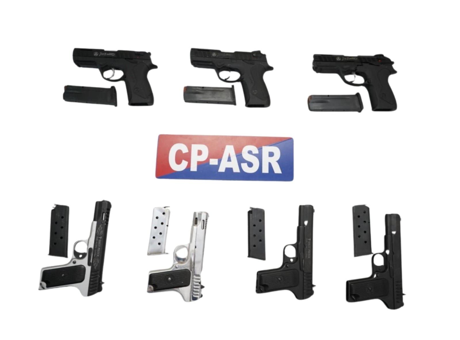 TWO LINKED TO CROSS BORDER SMUGGLING MODULE HELD WITH SEVEN SOPHISTICATED PISTOLS