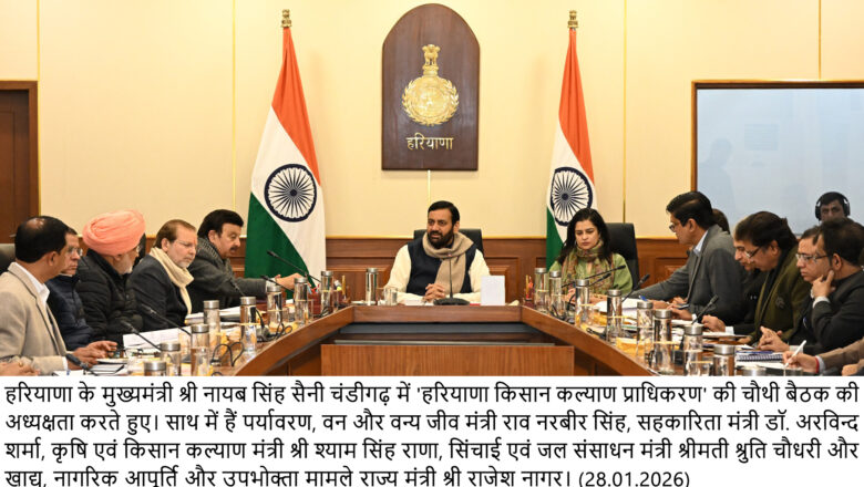 मुख्यमंत्री नायब सिंह सैनी की अध्यक्षता में हुई एचपीडब्ल्यूसी बैठक, 127.87 करोड़ रुपये की शहरी अवसंरचना परियोजनाओं को मिली मंज़ूरी