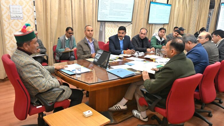 ਮਾਲ ਮੰਤਰੀ ਨੇ ਕੈਬਨਿਟ ਸਬ-ਕਮੇਟੀ ਦੀ ਮੀਟਿੰਗ ਵਿੱਚ HPCCL ਦੇ ਕੰਮ ਦੀ ਸਮੀਖਿਆ ਕੀਤੀ।