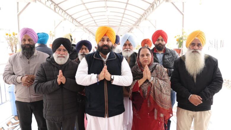 ਮਾਘੀ ਦੇ ਪਵਿੱਤਰ ਦਿਹਾੜੇ ਤੋ ਹਲਕੇ ਵਿਚ ਵਿਕਾਸ ਦੀ ਰਫਤਾਰ ਨੂੰ ਹੋਰ ਗਤੀ ਨਾਲ ਸੁਰੂ ਕੀਤੀ ਜਾਵੇਗੀ- ਹਰਜੋਤ ਸਿੰਘ ਬੈਂਸ