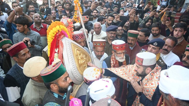 उपायुक्त एवं अध्यक्ष शिवरात्रि महोत्सव समिति अपूर्व देवगन ने किया स्वागत