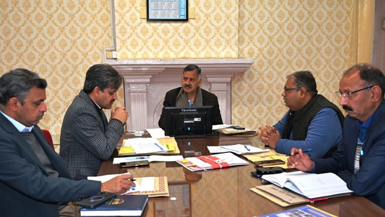 राजेश धर्माणी ने तकनीकी शिक्षा विभाग की समीक्षा बैठक की अध्यक्षता की