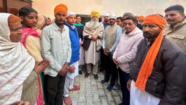 ਕੈਬਨਿਟ ਮੰਤਰੀ ਗੁਰਮੀਤ ਸਿੰਘ ਖੁੱਡੀਆਂ ਨੇ ਸ਼੍ਰੀ ਗੁਰੂ ਰਵੀਦਾਸ ਧਰਮਸ਼ਾਲਾ ਦਾ ਕੀਤਾ ਉਦਘਾਟਨ 