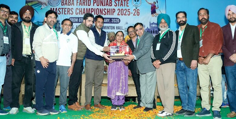 ਪੰਜਾਬ ਮਾਸਟਰਜ਼ ਬੈਡਮਿੰਟਨ ਚੈਂਪੀਅਨਸ਼ਿਪ ਦਾ ਇਨਾਮ ਵੰਡ ਸਮਾਰੋਹ ਹੋਇਆ ਸੰਪੰਨ