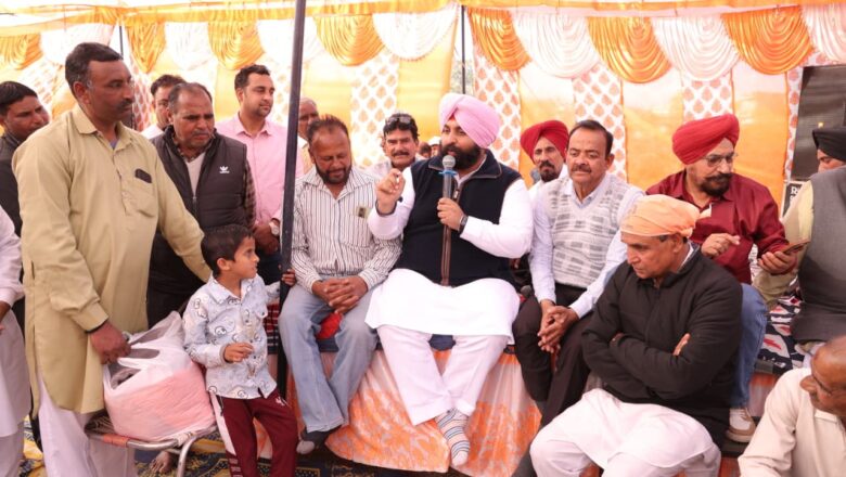 ਕੈਬਨਿਟ ਮੰਤਰੀ ਹਰਜੋਤ ਸਿੰਘ ਬੈਂਸ ਨੇ ਬਿਭੋਰ ਸਾਹਿਬ ਰਵਿਦਾਸ ਮੰਦਰ ਦੇ ਸਲਾਨਾ ਧਾਰਮਿਕ ਸਮਾਗਮ ਵਿੱਚ ਸ਼ਿਰਕਤ ਕੀਤੀ