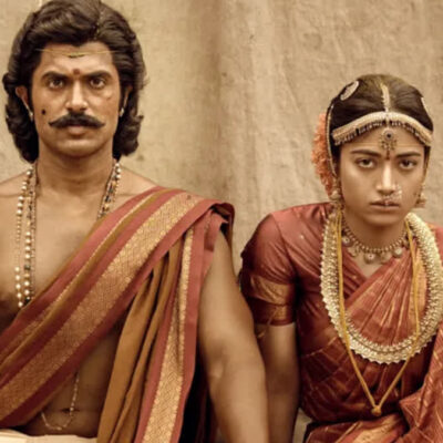 ਵਿਆਹ ਤੋਂ ਬਾਅਦ ਵਿਜੈ-ਰਸ਼ਮੀਕਾ ਦੀ ‘ਰਾਣਾਬਲੀ’ ਦਾ ਗੀਤ ਰਿਲੀਜ਼, ਰੋਮਾਂਸ ਕਰਦੀ ਨਜ਼ਰ ਆਈ ਜੋੜੀ