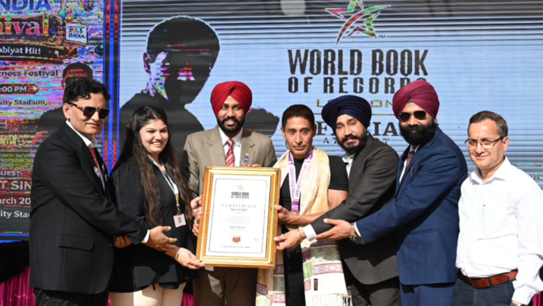 3 ਫੁੱਟ ਦੀ ਉੱਚਾਈ ‘ਤੇ ਅੰਗੂਠਿਆਂ ਦੇ ਸਹਾਰੇ 40 ਸਕਿੰਟਾਂ ‘ਚ ਲਗਾਏ 64 ਪੁਸ਼ਅੱਪ ! ਵਿੱਕੀ ਦਿਓਲ ਨੇ ਪੂਰੇ ਦੇਸ਼ ਦਾ ਨਾਂ ਕੀਤਾ ਰੌਸ਼ਨ