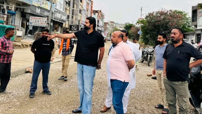 ਵਿਧਾਇਕ ਸ਼ੈਰੀ ਕਲਸੀ ਦੀ ਅਗਵਾਈ ਹੇਠ ਜਲੰਧਰ ਰੋਡ ਵਾਲੀ ਸੜਕ ਦੀ ਉਸਾਰੀ ਕਾਰਜ ਚੱਲ ਰਿਹਾ ਤੇਜ਼ਗਤੀ ਨਾਲ