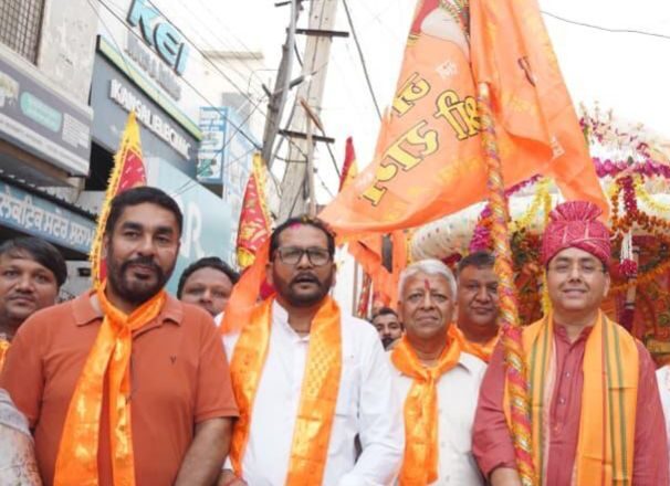 ਸ੍ਰੀ ਬਾਲਾ ਜੀ ਸ਼ੋਭਾ ਯਾਤਰਾ ਦੇ ਚਰਨ ਪੈਣ ਨਾਲ ਹੋਇਆ ਰੇਲਵੇ ਅੰਡਰ ਬ੍ਰਿਜ ਦਾ ਇਤਿਹਾਸਕ ਉਦਘਾਟਨ: ਅਮਨ ਅਰੋੜਾ