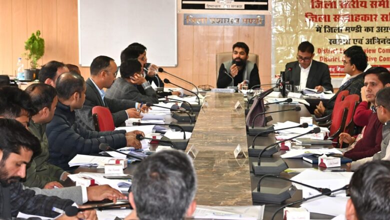 जिला स्तरीय समीक्षा समिति ने की बैंकिंग योजनाओं और वित्तीय समावेशन कार्यक्रमों की प्रगति की समीक्षा