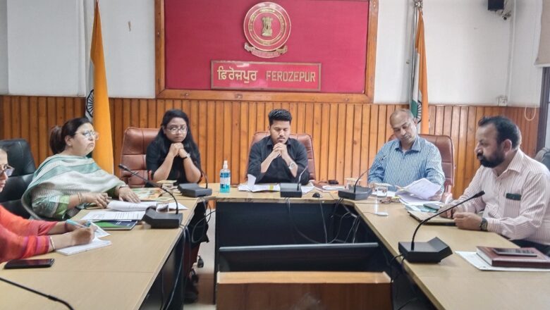 ਵਧੀਕ ਡਿਪਟੀ ਕਮਿਸ਼ਨਰ (ਵਿ) ਨੇ ਵੱਖ-ਵੱਖ ਸਿਹਤ ਯੋਜਨਾਵਾਂ ਅਤੇ ਐਚਪੀਵੀ ਟੀਕਾਕਰਨ ਦੀ ਤਿਆਰੀਆਂ ਦੀ ਕੀਤੀ ਸਮੀਖਿਆ