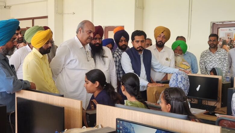 ਸਰਕਾਰੀ ਬਹੁਤਕਨੀਕੀ ਕਾਲਜ ਵਿਖੇ ਚੱਲ ਰਹੇ ਸਕਿੱਲ ਅਤੇ ਰੋਜ਼ਗਾਰਮੁਖੀ ਕੋਰਸਾਂ ਦਾ ਵੱਧ ਤੋਂ ਵੱਧ ਲਾਭ ਲੈਣ ਇਲਾਕੇ ਦੇ ਨੌਜ਼ਵਾਨ – ਵਿਧਾਇਕ ਚੱਢਾ 