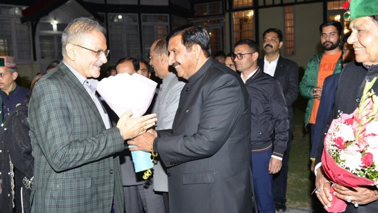 शिमला में राज्यपाल (नामित) कविन्द्र गुप्ता का गर्मजोशी से स्वागत