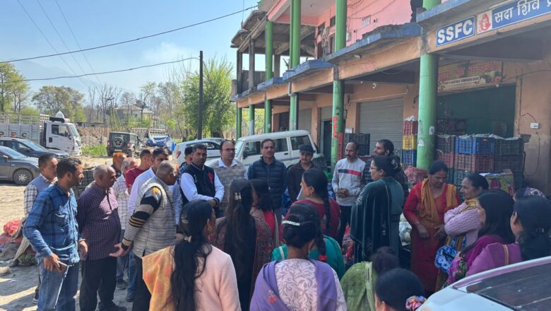 मंडी में एसएचईपी पद्धति के तहत बाजार सर्वेक्षण आयोजित