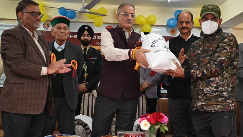 राज्यपाल ने सुंदरनगर में आयुष्मान आरोग्य शिविर का शुभारम्भ किया