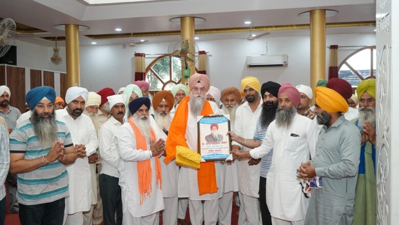 ਵੱਖ ਵੱਖ ਧਾਰਮਿਕ ਸੰਸਥਾਵਾਂ ਵਲੋਂ ਸਪੀਕਰ ਸੰਧਵਾਂ ਦਾ ਸਨਮਾਨ
