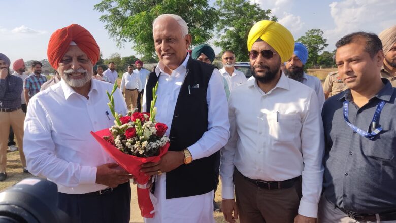 ਕੈਬਨਿਟ ਮੰਤਰੀ ਬਰਿੰਦਰ ਕੁਮਾਰ ਗੋਇਲ ਨੇ ਪੀ.ਏ.ਯੂ ਲੁਧਿਆਣਾ ਵਿਖੇ ਉੱਤਰੀ ਭਾਰਤ ਦੇ ਪਹਿਲੇ ਕੇਂਦਰੀ ਧਰੁਵੀ ਸਿੰਚਾਈ ਪ੍ਰਣਾਲੀ ਦਾ ਕੀਤਾ ਉਦਘਾਟਨ