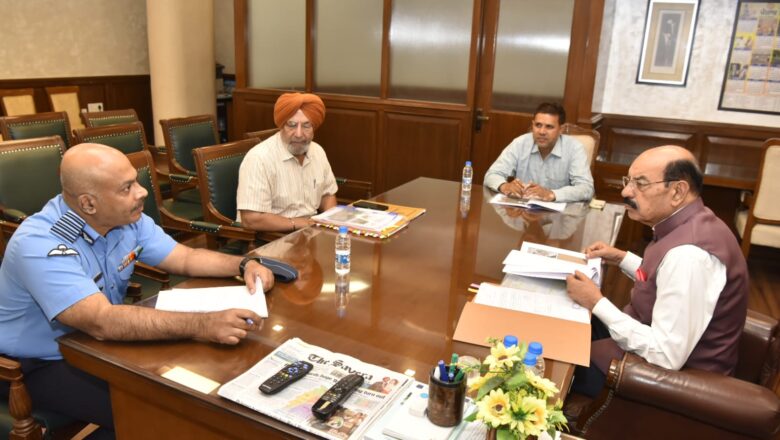 ਮੋਹਿੰਦਰ ਭਗਤ ਵੱਲੋਂ ਸੈਨਿਕ ਸਕੂਲ ਕਪੂਰਥਲਾ ਦੀ ਇਮਾਰਤ ਦੀ ਰੈਸਟੋਰੇਸ਼ਨ ਦਾ ਕੰਮ ਜਲਦੀ ਸ਼ੁਰੂ ਕਰਨ ਲਈ ਅਧਿਕਾਰੀਆਂ ਨਾਲ ਅਹਿਮ ਮੀਟਿੰਗ