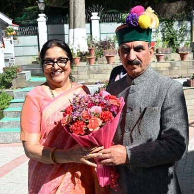 रजनी पाटिल ने मुख्यमंत्री से की शिष्टाचार भेंट