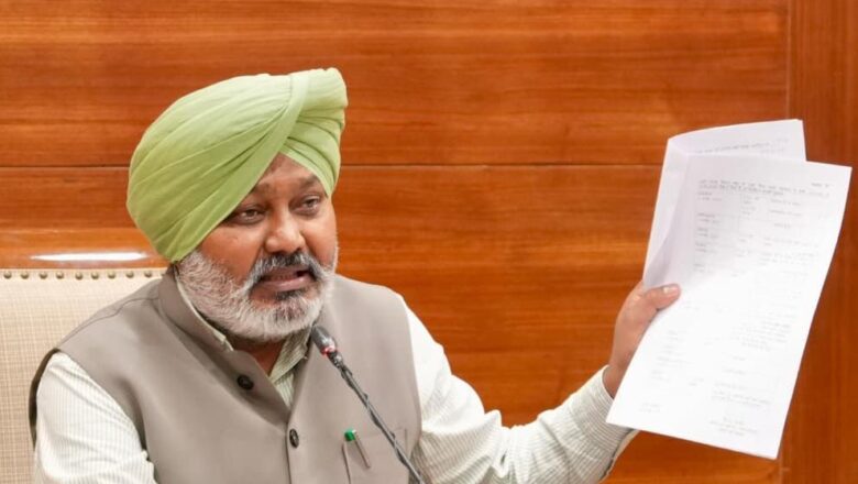 ਪੰਜਾਬ ਦਾ ਆਬਕਾਰੀ ਮਾਲੀਆ ਟੀਚਿਆਂ ਨੂੰ ਪਾਰ ਕਰਦਾ ਹੋਇਆ 11,782 ਕਰੋੜ ਰੁਪਏ ‘ਤੇ ਪੁੱਜਾ; ਚਾਰ ਸਾਲਾਂ ਵਿੱਚ ਉਗਰਾਹੀ ਲਗਭਗ ਦੁੱਗਣੀ ਹੋਈ: ਹਰਪਾਲ ਸਿੰਘ ਚੀਮਾ