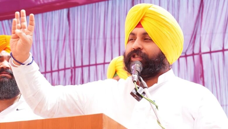 ਹਰਜੋਤ ਸਿੰਘ ਬੈਂਸ ਵੱਲੋਂ ਸ਼੍ਰੀ ਅਨੰਦਪੁਰ ਸਾਹਿਬ ਦੇ ਸਮੁੱਚੇ ਵਿਕਾਸ ਲਈ ਵੱਡੇ ਪ੍ਰੋਜੈਕਟਾਂ ਦੀ ਸੋਗਾਤ