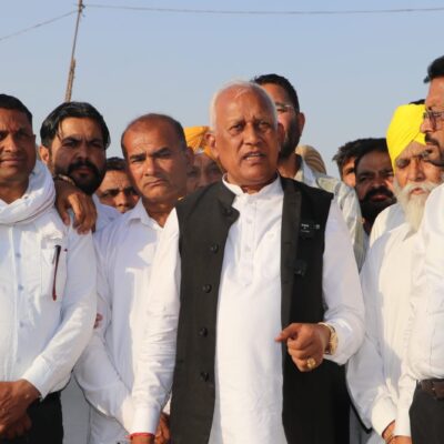 ਮੂਨਕ ਮੰਡੀ ਵਿੱਚ ਕੈਬਨਿਟ ਮੰਤਰੀ ਬਰਿੰਦਰ ਕੁਮਾਰ ਗੋਇਲ ਨੇ ਕਣਕ ਦੀ ਖਰੀਦ ਕਰਵਾਈ ਸ਼ੁਰੂ