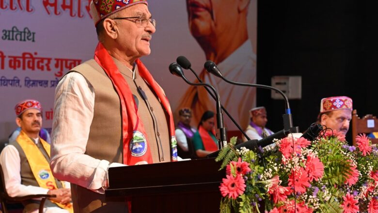 राज्यपाल ने सरदार पटेल विश्वविद्यालय मण्डी के दीक्षांत समारोह की अध्यक्षता की