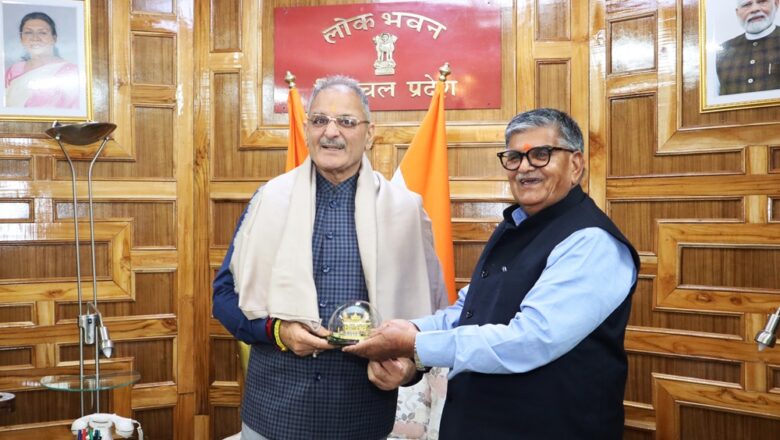 पंजाब के राज्यपाल ने कविन्द्र गुप्ता से लोक भवन में शिष्टाचार भेंट की