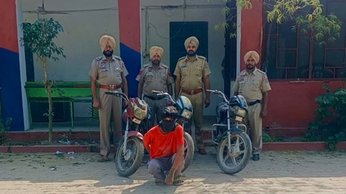 ਮਾਲੇਰਕੋਟਲਾ ਪੁਲਿਸ ਵੱਲੋਂ ਸਨੈਚਿੰਗ ਤੇ ਵਾਹਨ ਚੋਰੀ ਦੀਆਂ ਵਾਰਦਾਤਾਂ ਟਰੇਸ