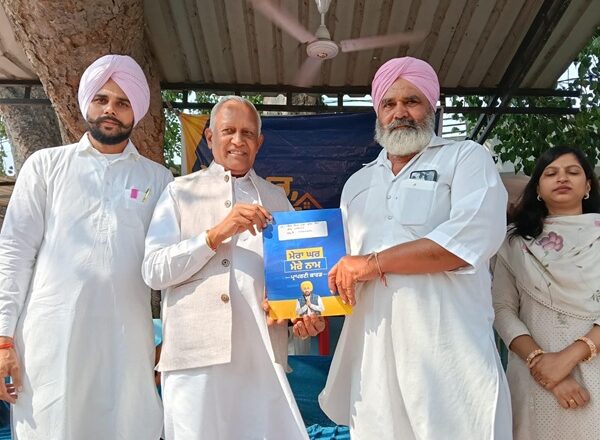 ਪੁਰਖਿਆਂ ਦੇ ਘਰਾਂ ਨੂੰ ਮਿਲੀ ਮਾਲਕੀ ਦੀ ਦਸਤਾਵੇਜ਼ੀ ਪਛਾਣ; ‘ਮੇਰਾ ਘਰ ਮੇਰੇ ਨਾਮ’ ਸਕੀਮ ਨਾਲ ਮਜ਼ਬੂਤ ਹੋਇਆ ਪਰਿਵਾਰਾਂ ਦਾ ਭਰੋਸਾ: ਬਰਿੰਦਰ ਕੁਮਾਰ ਗੋਇਲ